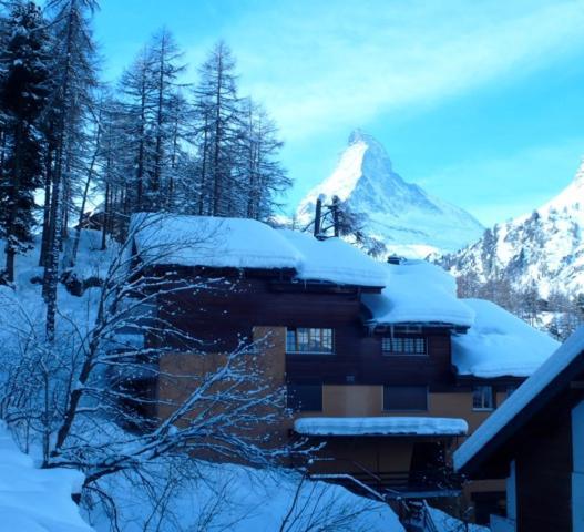 Studio Central Et Chaleureux 1 Zermatt Buitenkant foto
